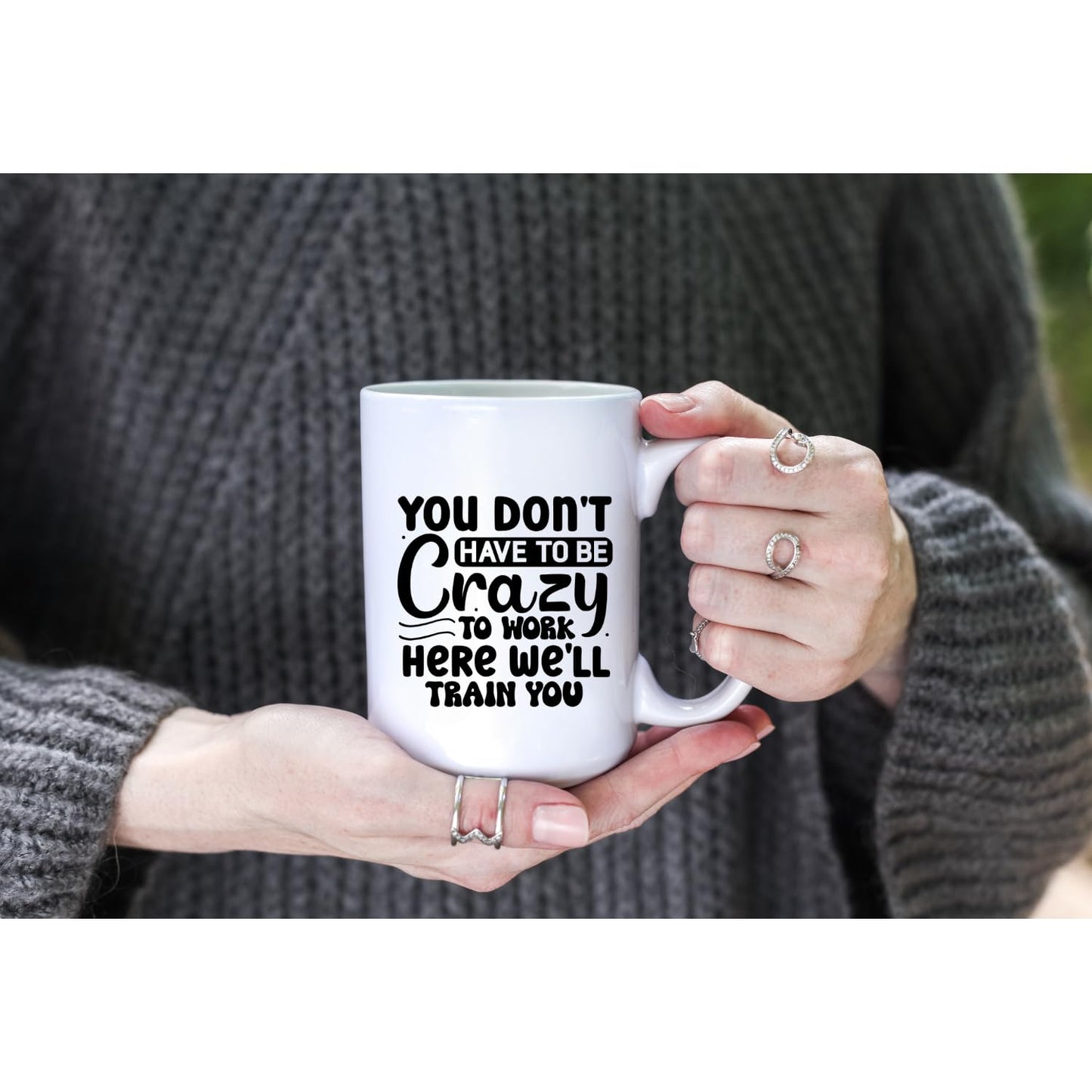 Grubby Garb Humorous Novelty Coffee Mugs For Brightening Mornings At Home And Work (YouDontCrazy, 15)